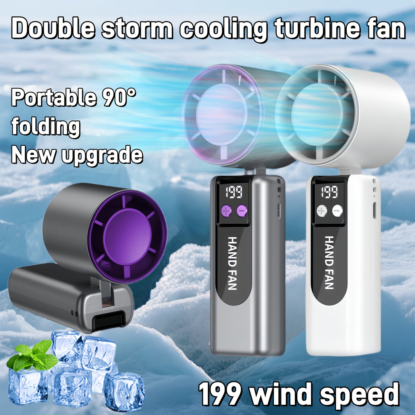 ABUDODO – Turbo Pocket Fan