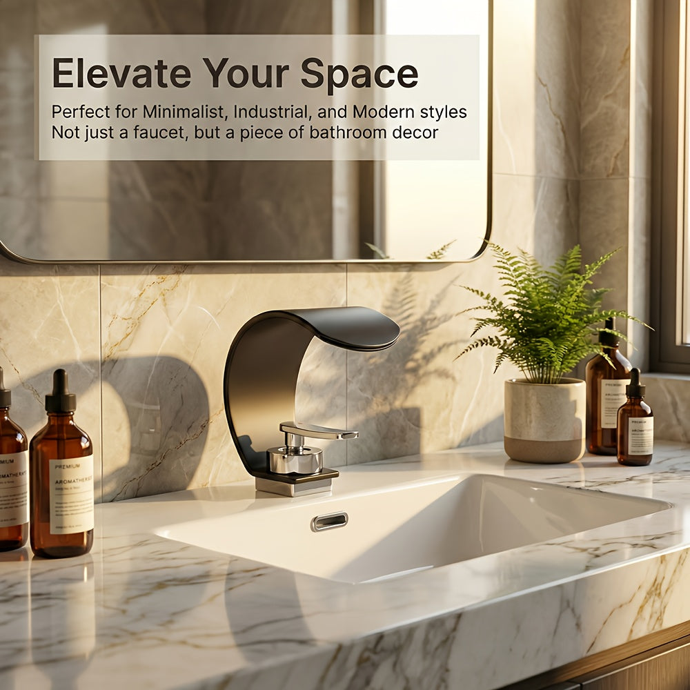 ARCFLOW - Mirror Waterfall Basin Faucet