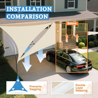 SHADETRIA – Triangle Sunshade Sail