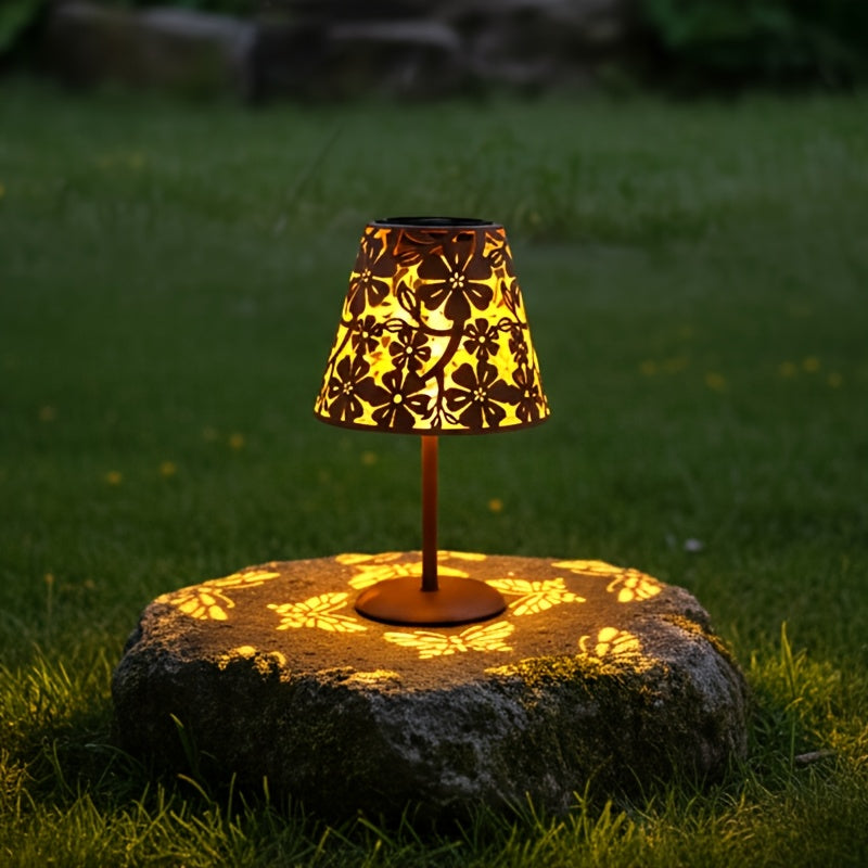 TERRAFLOW – Solar Flower Lantern for Cozy Patio and Terrace Decor
