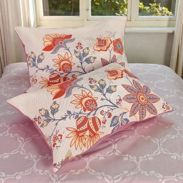 BOHOBELLE – Floral Pillowcase Set for Charming Bohemian Decor