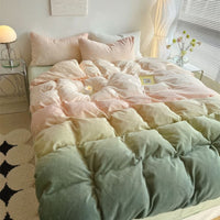 OMBRELUNIA – Conjunto de roupa de cama em tons pastel aconchegantes para noites tranquilas e confortáveis