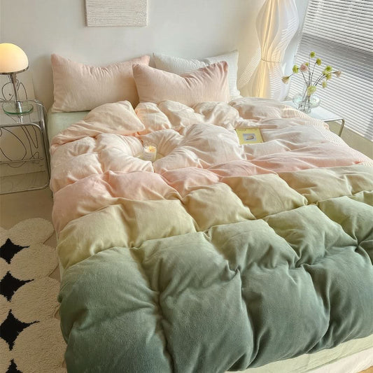 OMBRELUNIA – Cozy Pastel Bedding Set for Peaceful Nighttime Comfort