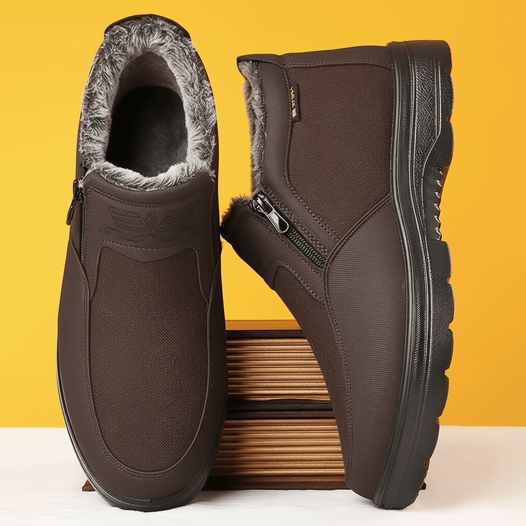 COLDSTEP – Men’s Fur-Lined Winter Boots for Warm Everyday Comfort