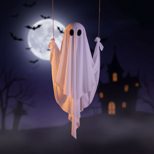 PHANTOMLIT – Hanging Ghost Light for Haunting Halloween Displays