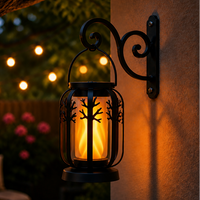 FLICKERIA – Solar Hanging Lantern with Flickering Flame Glow
