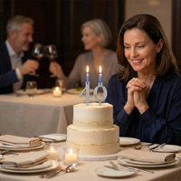 NUMERIVA – Reusable Number Candle Holder Set for Bold Birthday Displays
