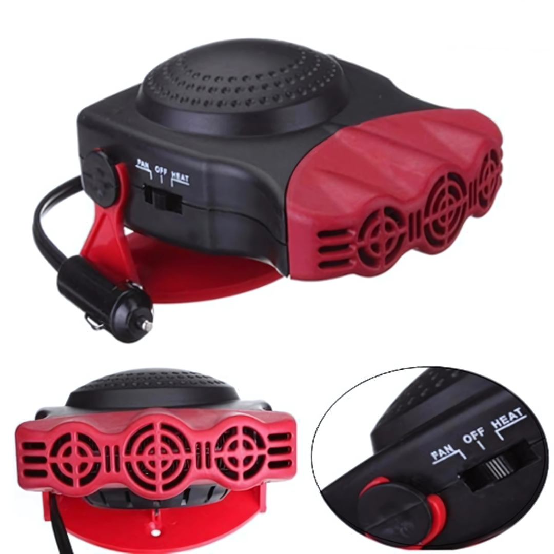 CABINHEAT – Calefactor portátil con ventilador para automóvil, ideal para el uso diario compacto
