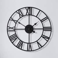 IRONVINTAGE – Silent Metal Wall Clock with Industrial Vintage Design
