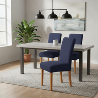VELVORAFIT - Stretch velvet chair covers for elegant dining spaces