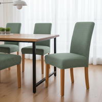 VELVORAFIT - Stretch velvet chair covers for elegant dining spaces