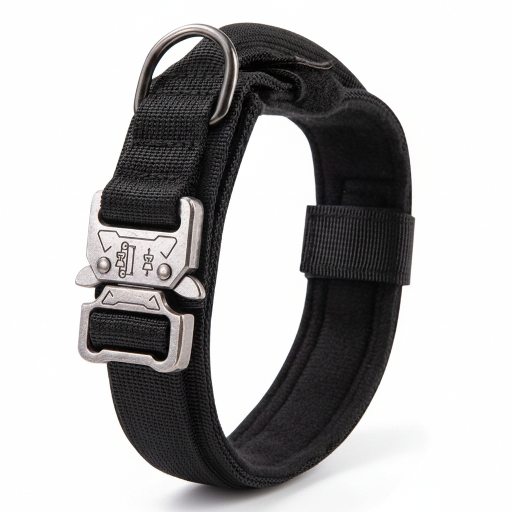 FLEXK9 – Tactical Dog Collar Set – Adjustable padded control collar