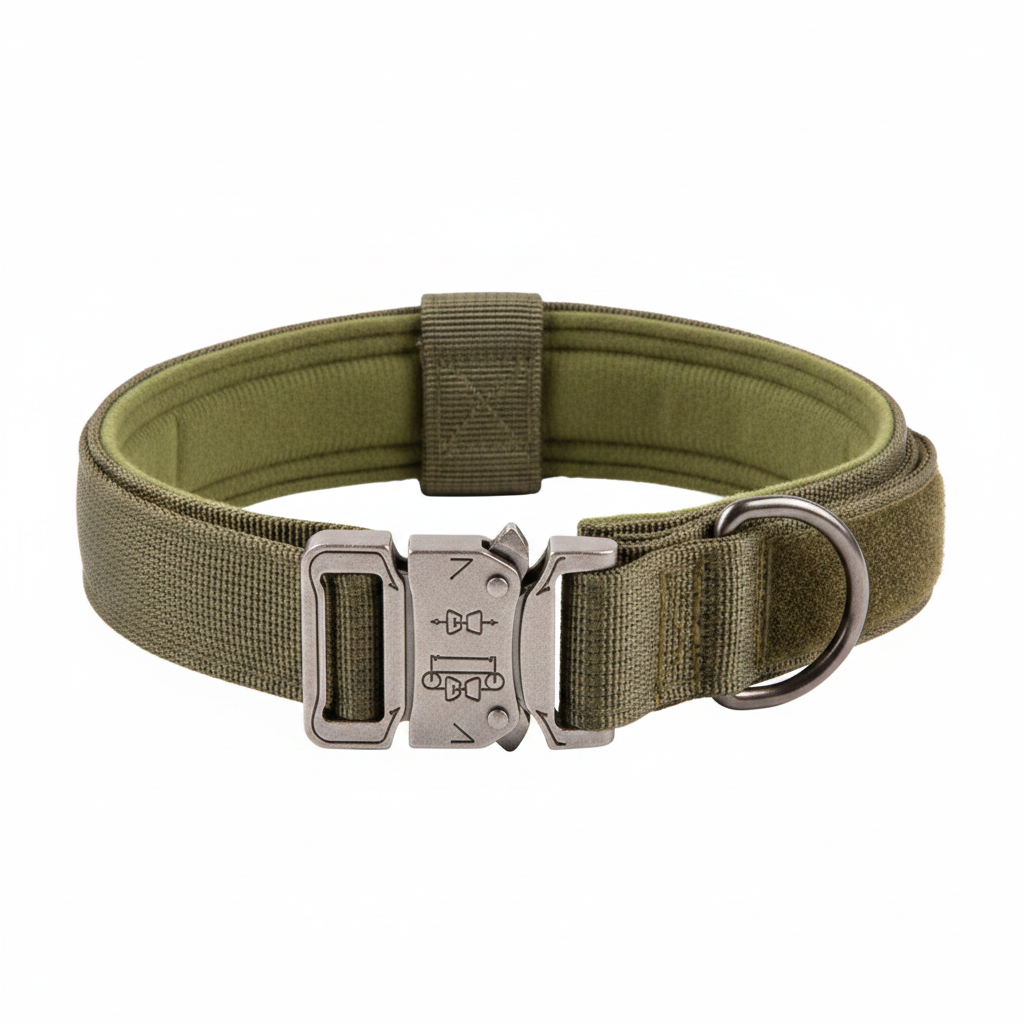 FLEXK9 – Tactical Dog Collar Set – Adjustable padded control collar
