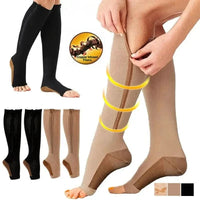 CIRCULARELIEF – Zipper Compression Support Relief Socks
