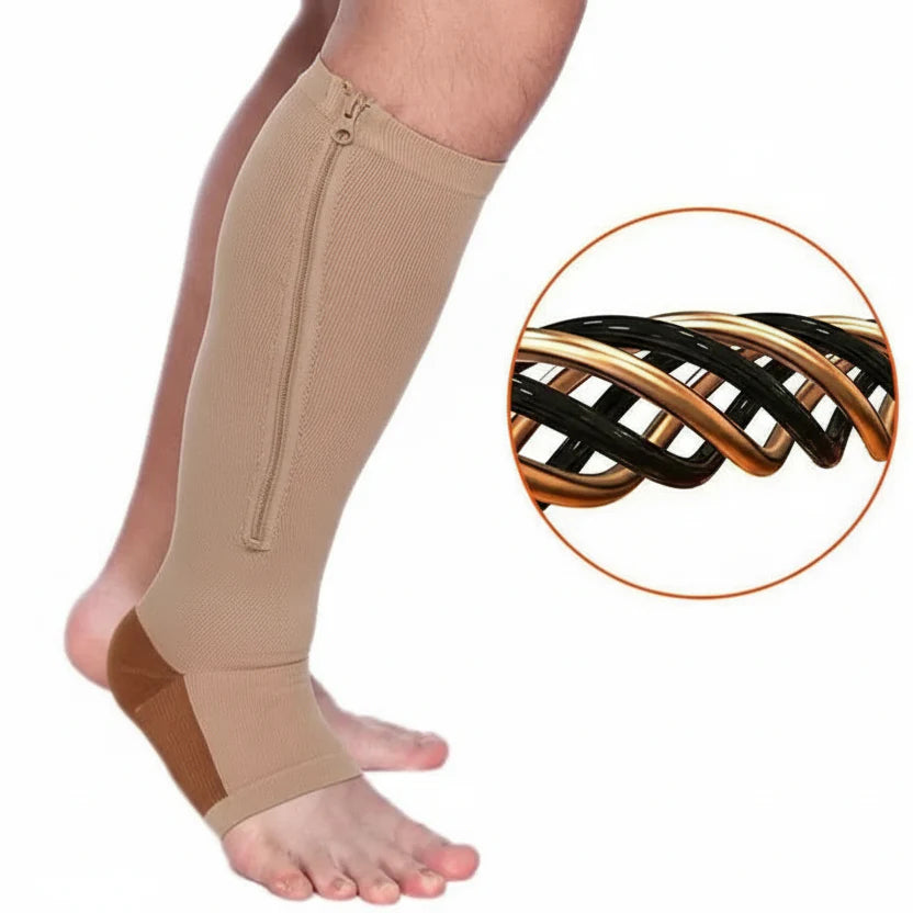 CIRCULARELIEF – Zipper Compression Support Relief Socks