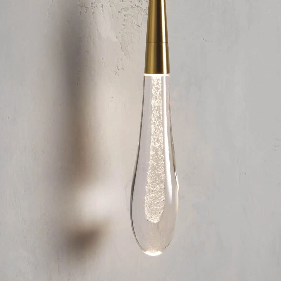 DROPELIA – Sculptural Raindrop Wall Sconce for Elegant Ambient Lighting
