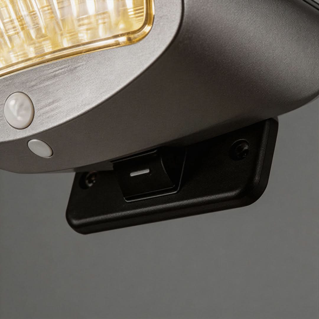 DUSKHALO – Lampade solari da parete curve con comodo rilevamento del movimento