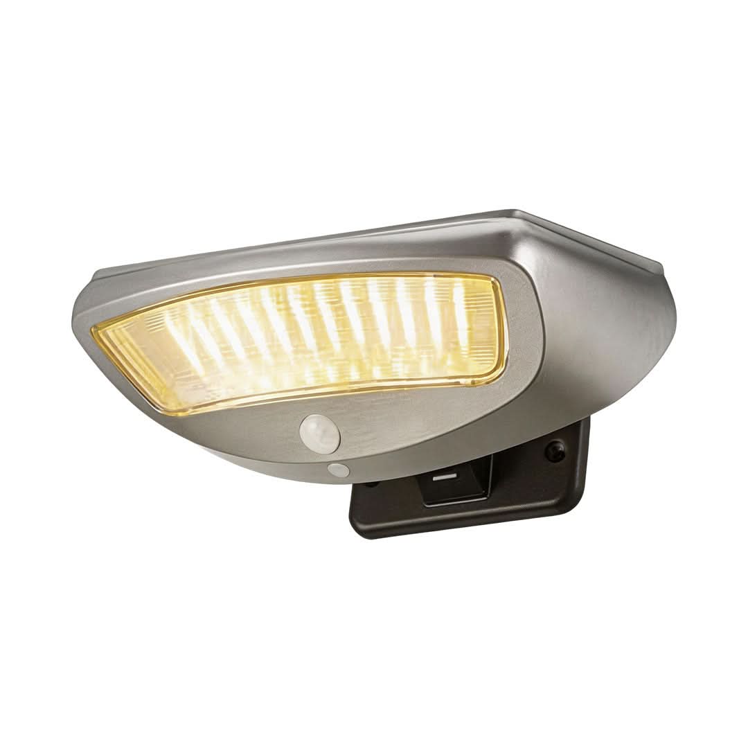 DUSKHALO – Lampade solari da parete curve con comodo rilevamento del movimento