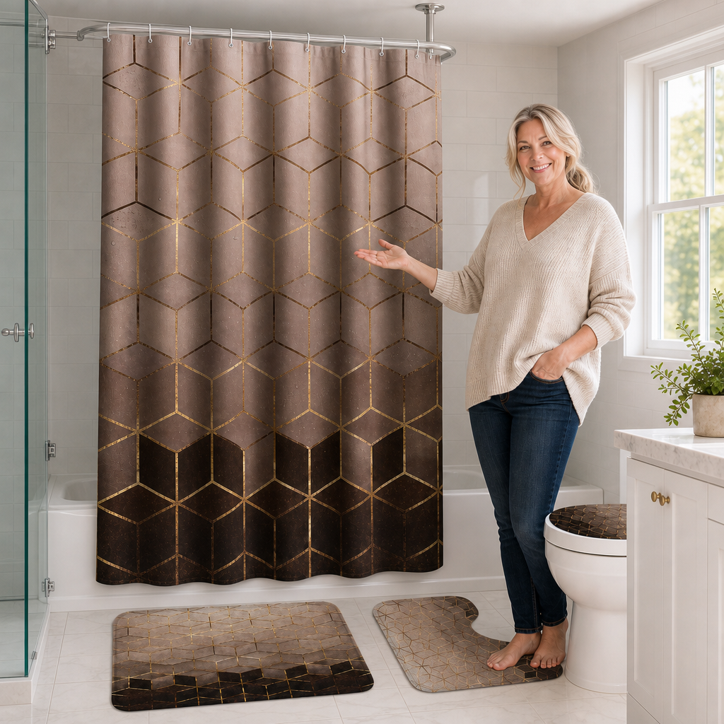 MARESSA – Marble Print Waterproof Top for Refined Outdoor Style