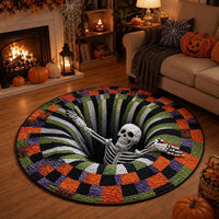 VOIDSPIRA – 3D Vortex Halloween Rug with Haunting Depth