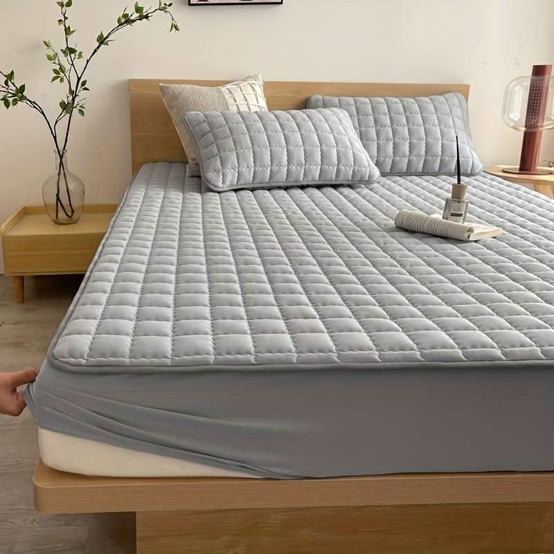 NIGHTWRAP – Quilted Mattress Protector with Fitted Sheet Fit