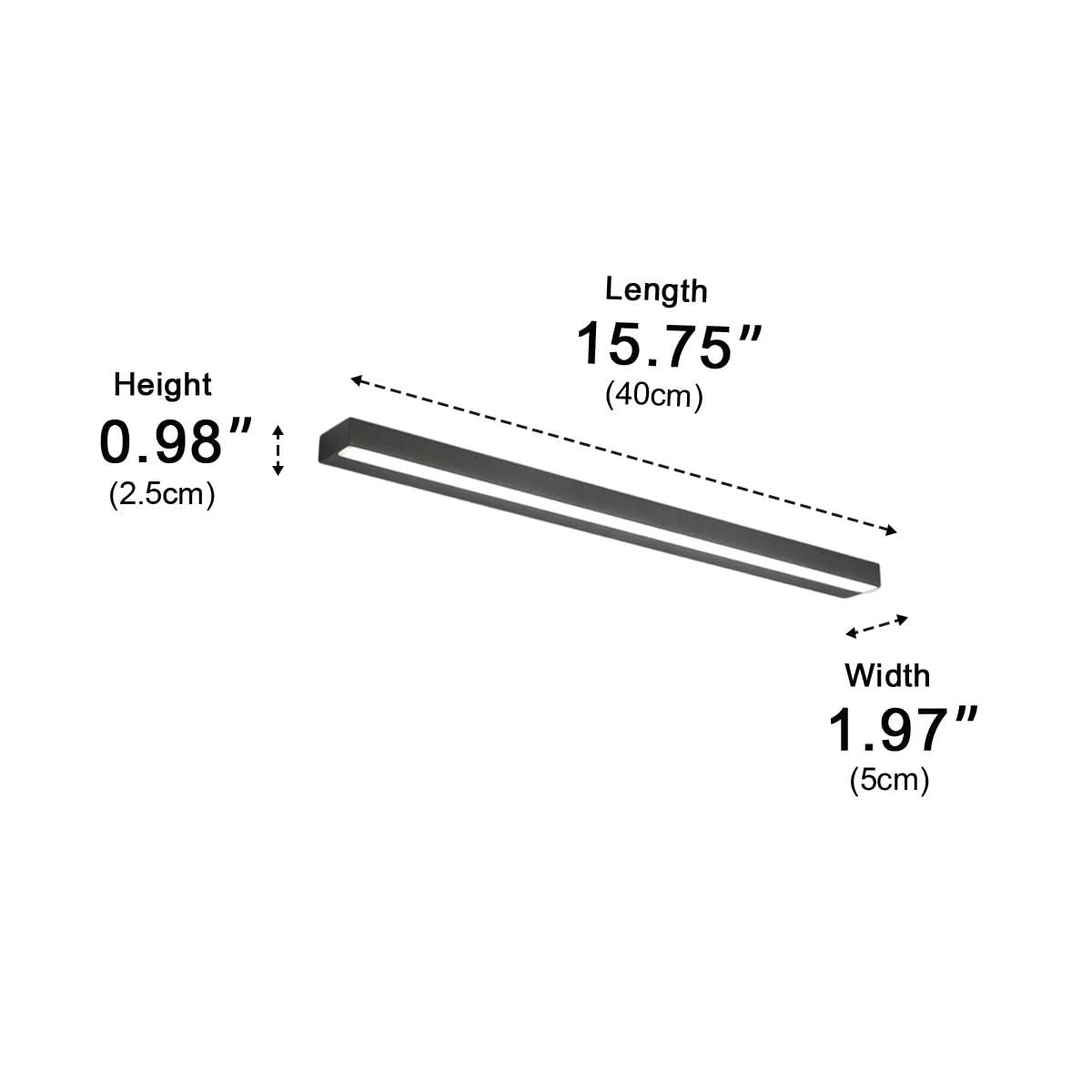 VANIRAY – Modern LED Vanity Light Bar for Bright Vanity Illumination