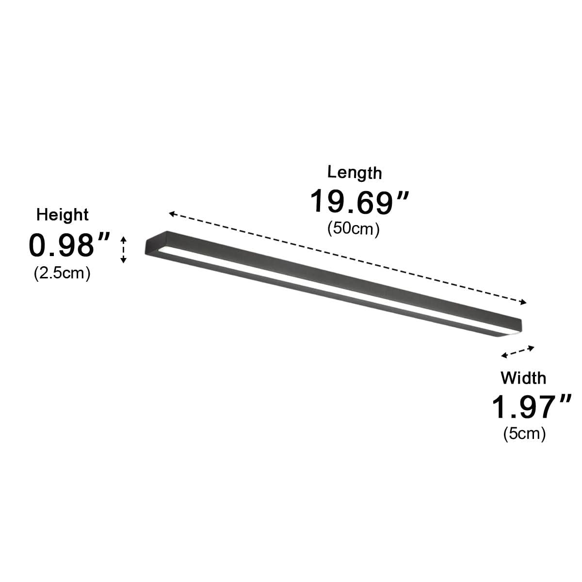 VANIRAY – Modern LED Vanity Light Bar for Bright Vanity Illumination