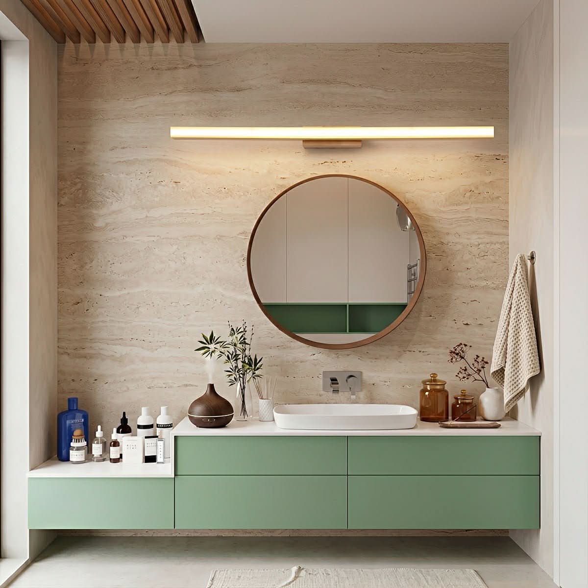 REFLECTARC – Applique murale LED pour miroir, pour un éclairage mural sophistiqué