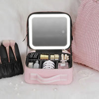 GLOWTOTE – LED Mirror Cosmetic Bag for Organized Beauty Essentials