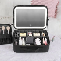 GLOWTOTE – LED Mirror Cosmetic Bag for Organized Beauty Essentials