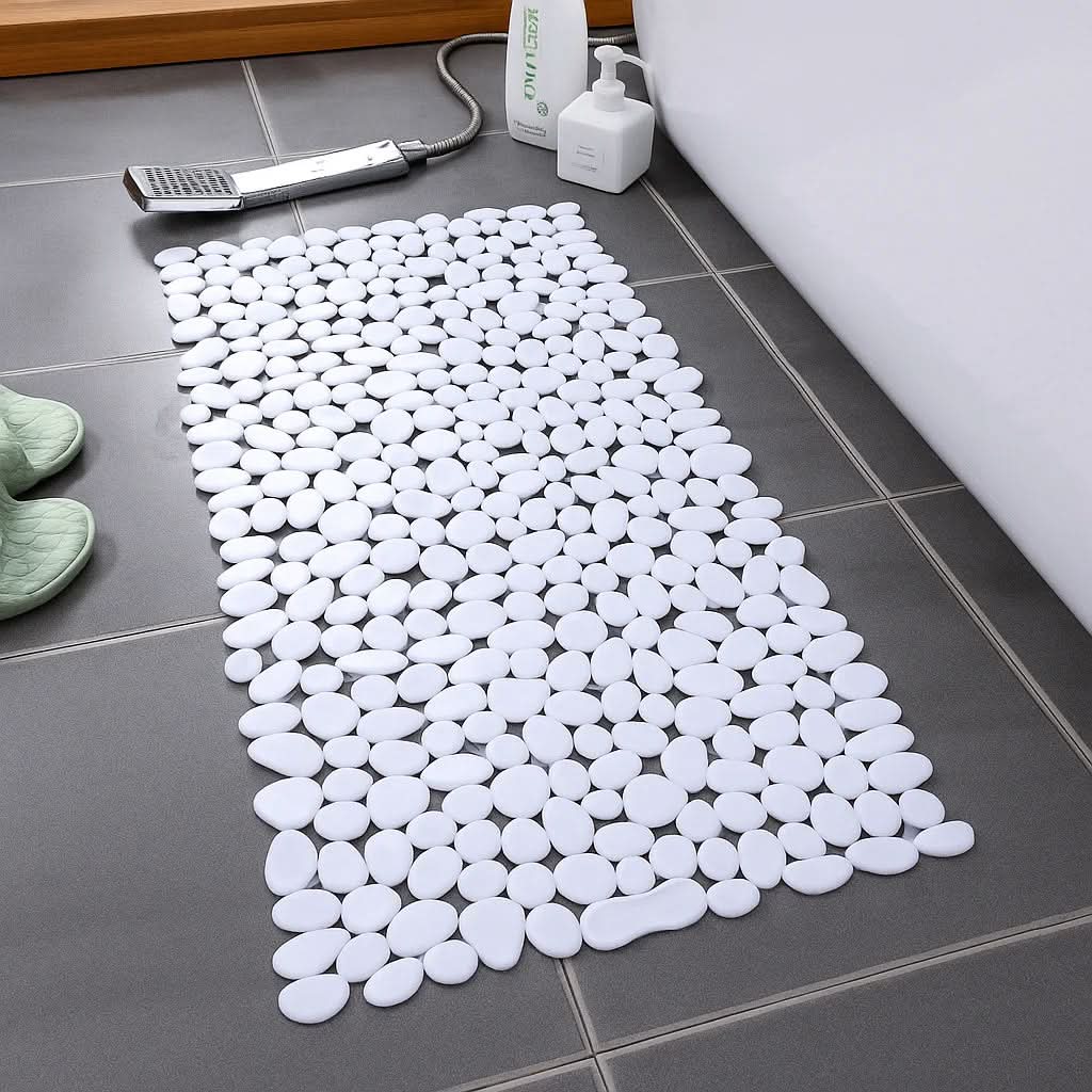 ZENSTONEA – Textured Bathroom Mat for Soothing Foot Comfort