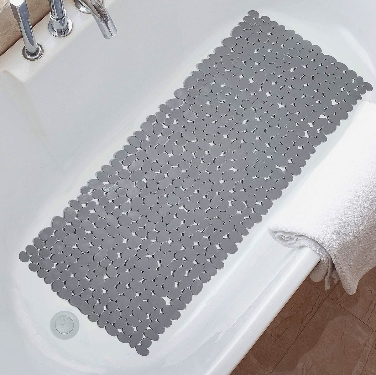 ZENSTONEA – Textured Bathroom Mat for Soothing Foot Comfort