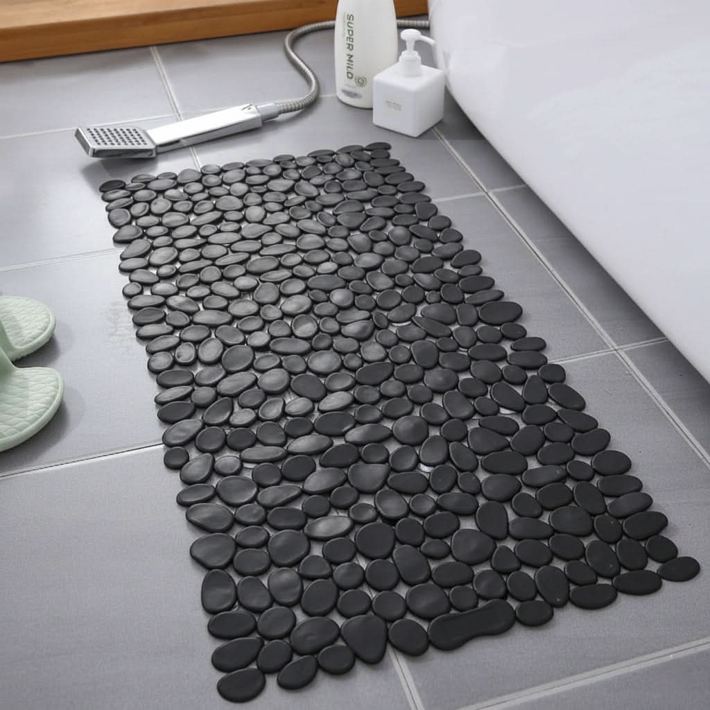 ZENSTONEA – Textured Bathroom Mat for Soothing Foot Comfort