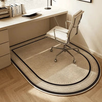 FLORENIA – Geometric Office Chair Mat for Stylish Workspace Coverage