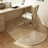 FLORENIA – Geometric Office Chair Mat for Stylish Workspace Coverage