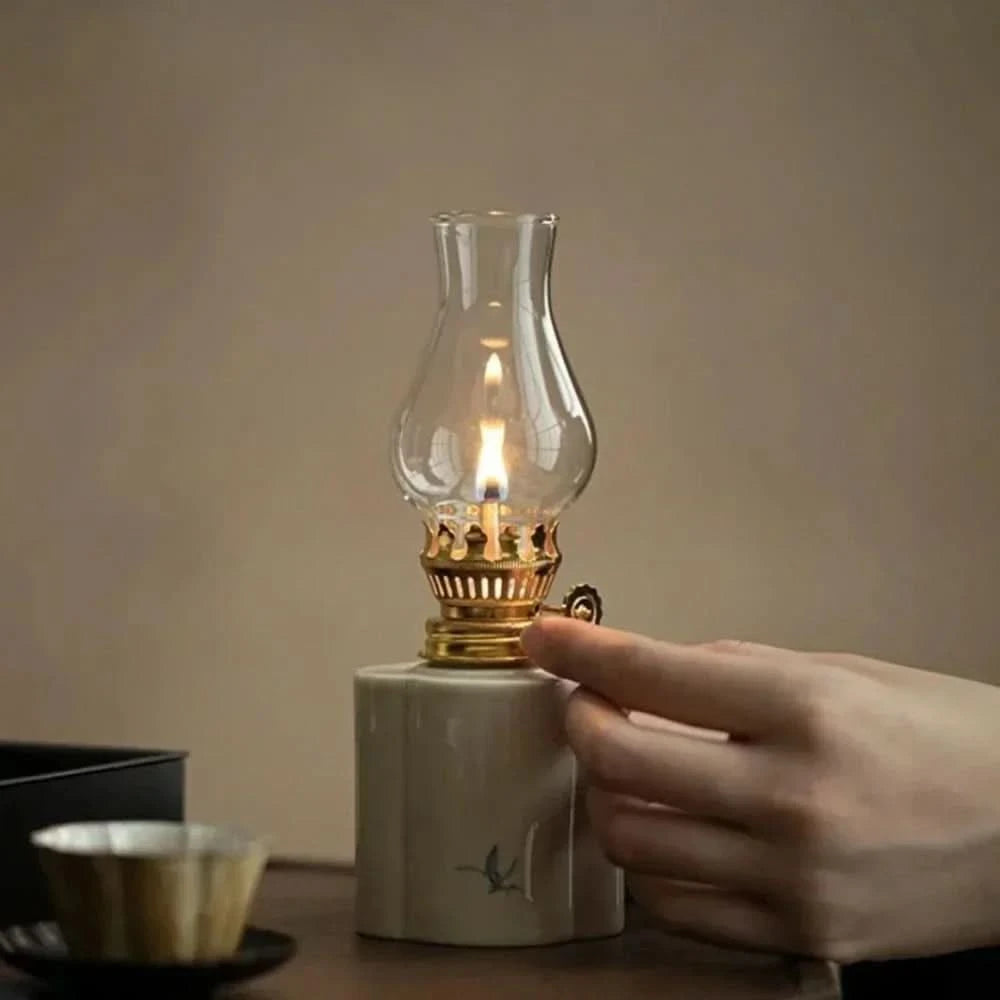 OILAVENORA – Lanterna decorativa a olio per un’illuminazione d’atmosfera calda