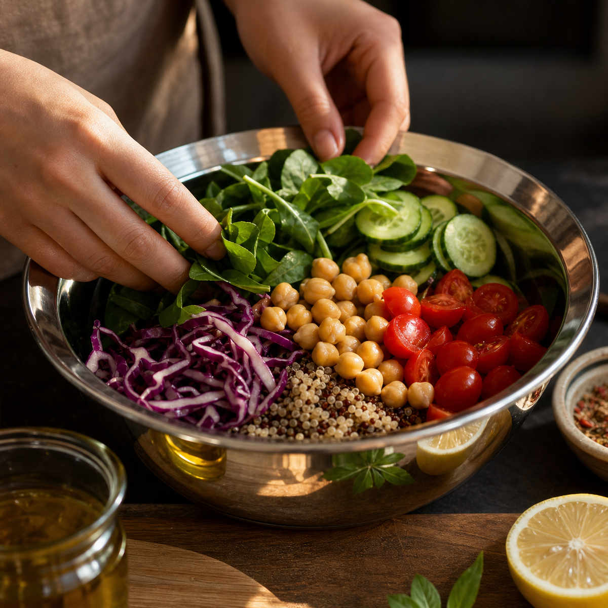 BOWLORA – Stackable Mixing Bowls for Organized Kitchen Prep