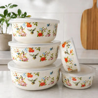 STORELLE – Bowl Storage Set with Lids for Everyday Convenience