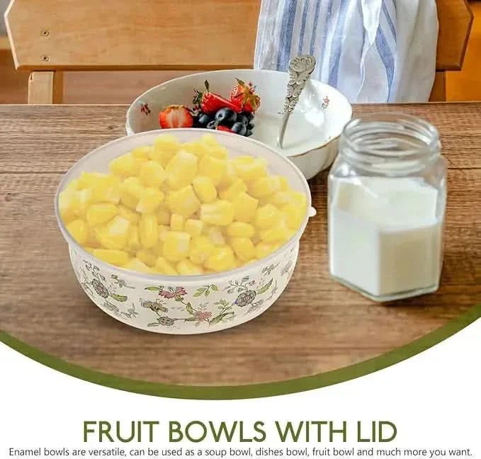 STORELLE – Bowl Storage Set with Lids for Everyday Convenience