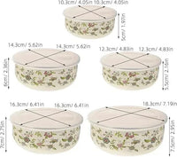 STORELLE – Bowl Storage Set with Lids for Everyday Convenience