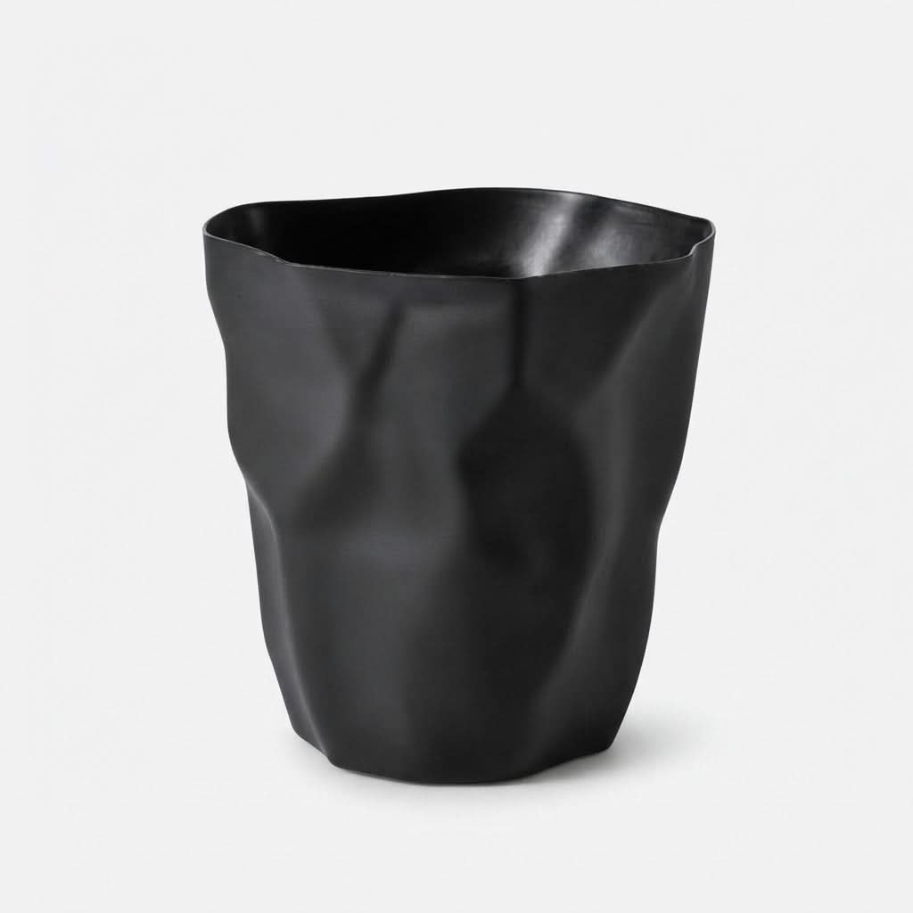 BINSCULPT – Irregular Shape Wastebasket for Space-Saving Style