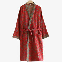 SAKURAVEIL – Organic Cotton Kimono Robe for Breathable Everyday Comfort