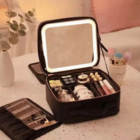 GLOWTOTE – LED Mirror Cosmetic Bag for Organized Beauty Essentials