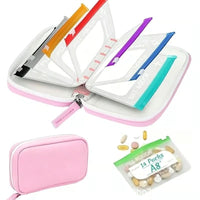 DOSEPACK – Travel Pill Organizer Bag Set for Easy Packing