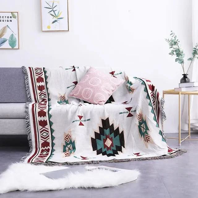 FRINGZELIXA – Ριχτάρι Boho με σχέδια για ξεχωριστή διακόσμηση καναπέ
