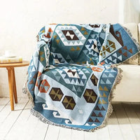 FRINGZELIXA – Ριχτάρι Boho με σχέδια για ξεχωριστή διακόσμηση καναπέ