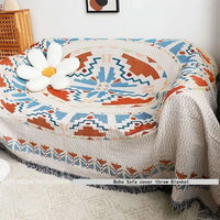FRINGZELIXA – Ριχτάρι Boho με σχέδια για ξεχωριστή διακόσμηση καναπέ