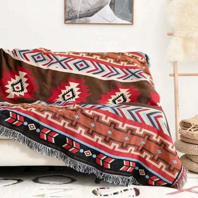 FRINGZELIXA – Ριχτάρι Boho με σχέδια για ξεχωριστή διακόσμηση καναπέ