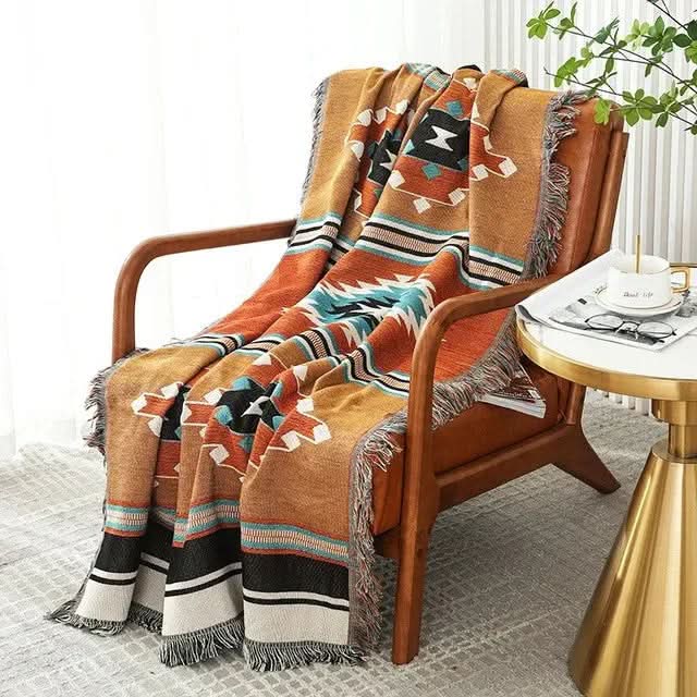 FRINGZELIXA – Ριχτάρι Boho με σχέδια για ξεχωριστή διακόσμηση καναπέ