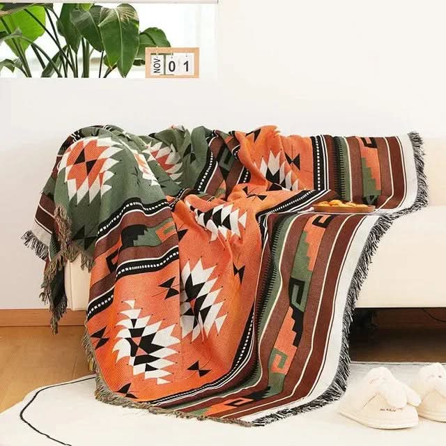 FRINGZELIXA – Ριχτάρι Boho με σχέδια για ξεχωριστή διακόσμηση καναπέ